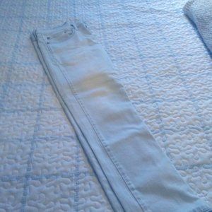 Levis 511 denim jeans. Very light almost white.